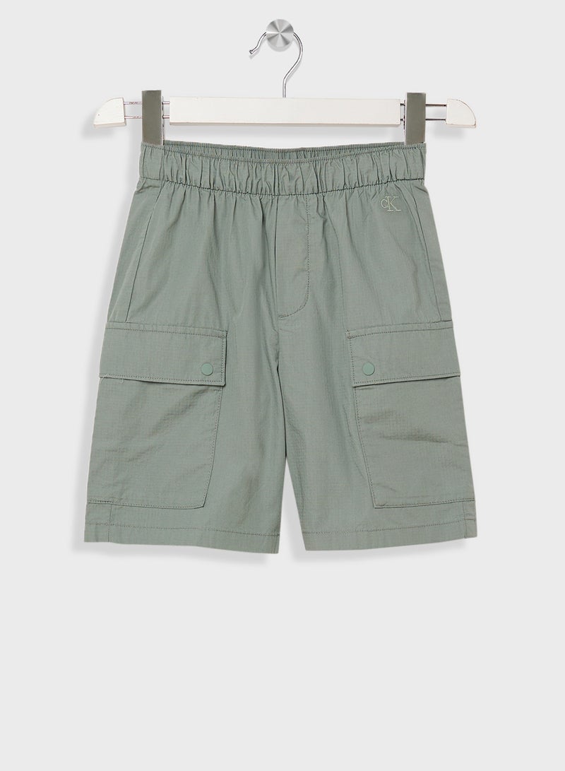 Kids Logo Cargo Shorts