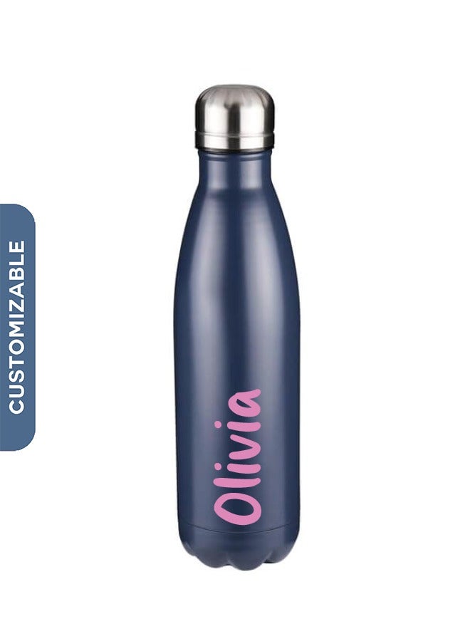 Personalised Water Bottles - Unique Designs Just for You - Navy
