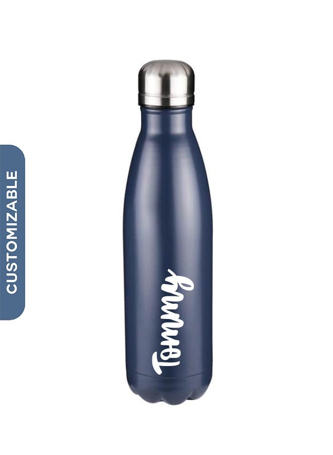 Personalised Water Bottles - Add a Personal Touch to Your Hydration - Navy