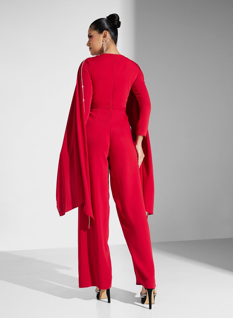 flote cape jumpsuit