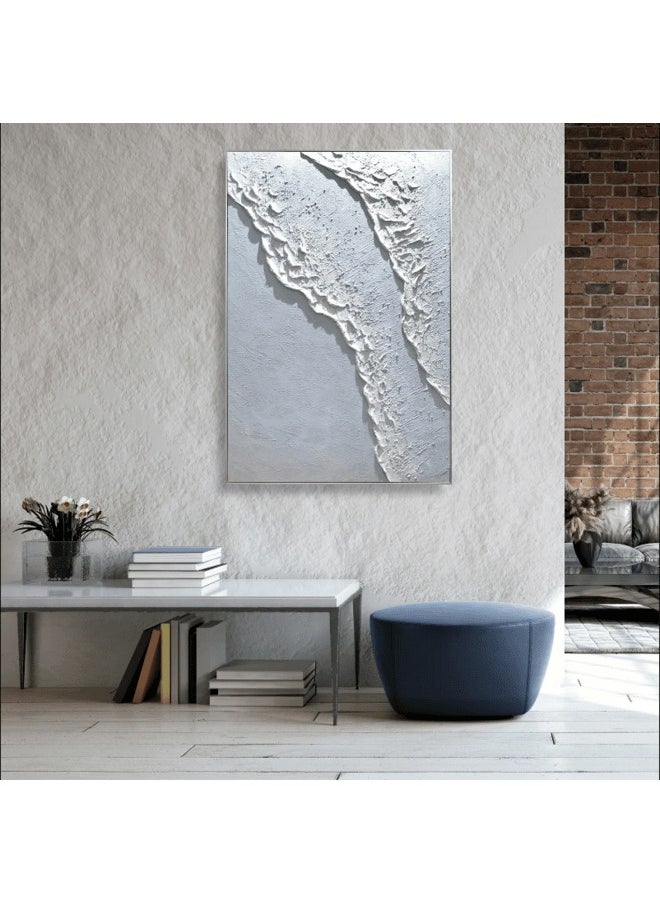 MAAC Home Ocean Horizon 3D Printed Wall Art Abstract Canvas Wall Art - Modern Decorative Wall Décor for Living Room Bedroom Home Decorations