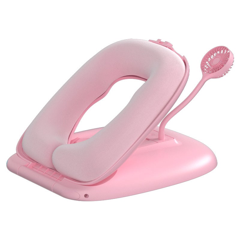 Cooling Fan Nap Pillow for Students[Manager recommended] Folding nap pillow-pink with fan [Manager recommended] Folding nap pillow-pink with fan