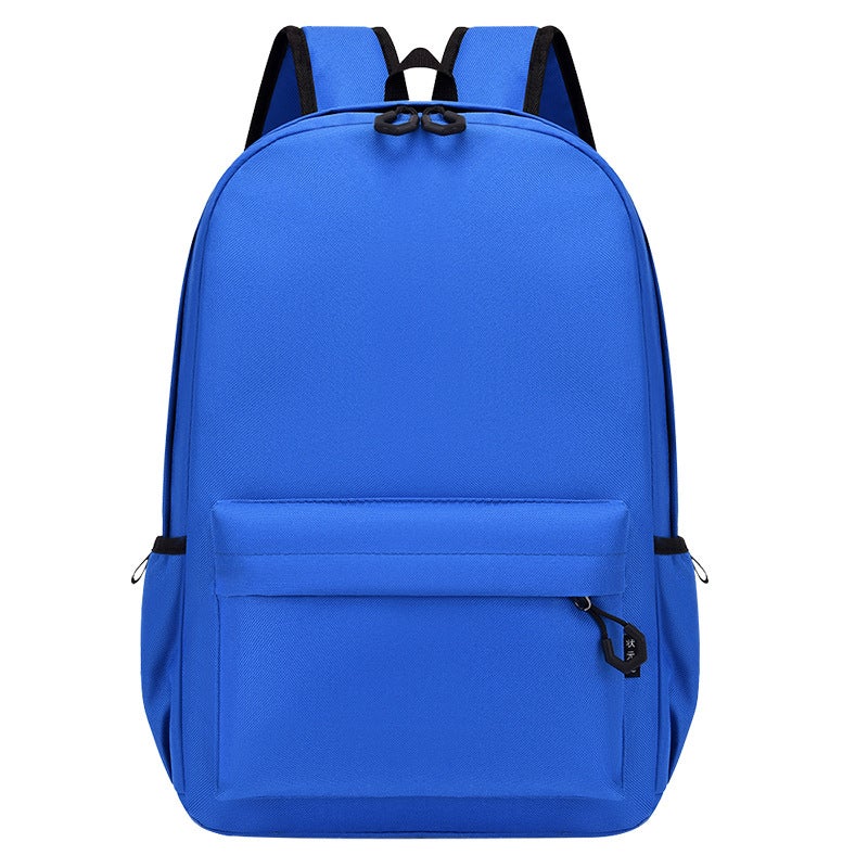 Custom Logo Kids School Backpack Royal Blue