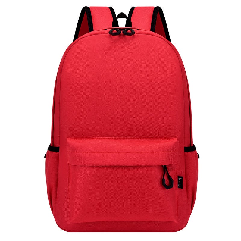 Custom Logo Kids School Backpack Red