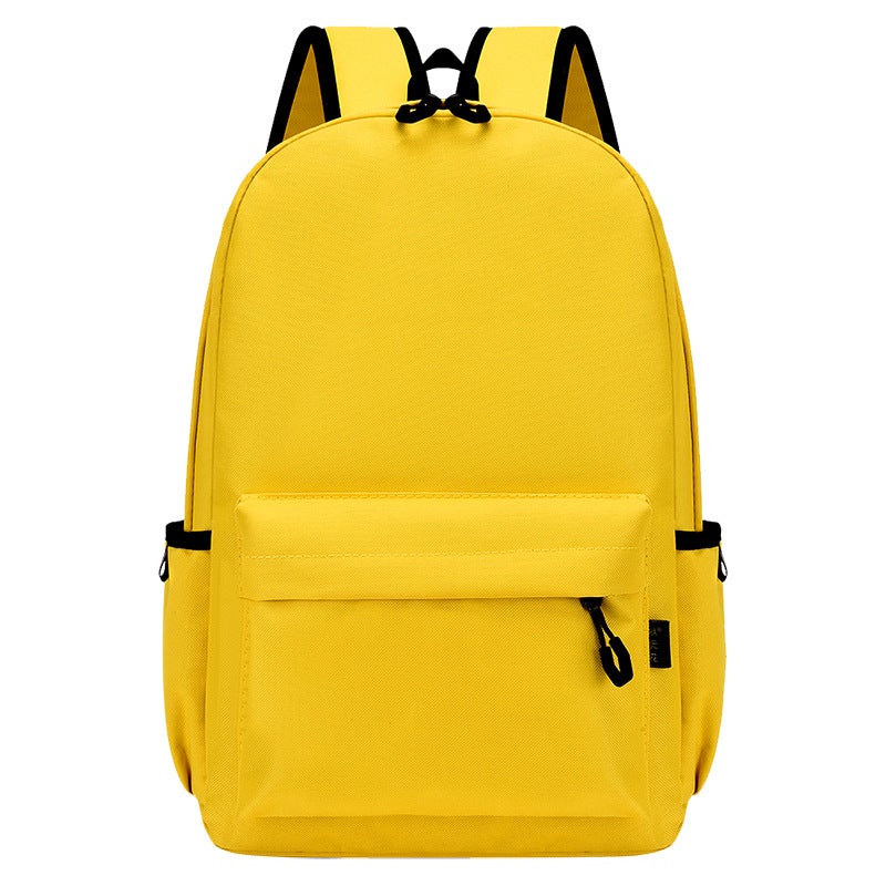 Custom Logo Kids School Backpack Yellow