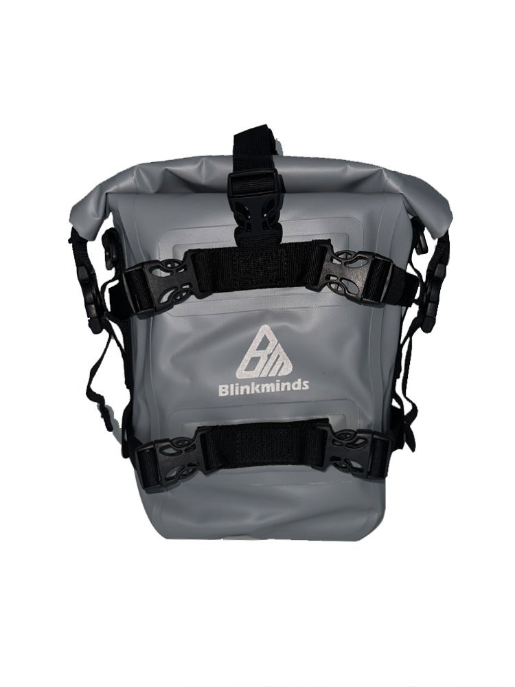 Motorcycle Guard Bag Large Capacity Waterproof PVC Single StrapGray-triangular reflective new logo Gray-triangular reflective new logo