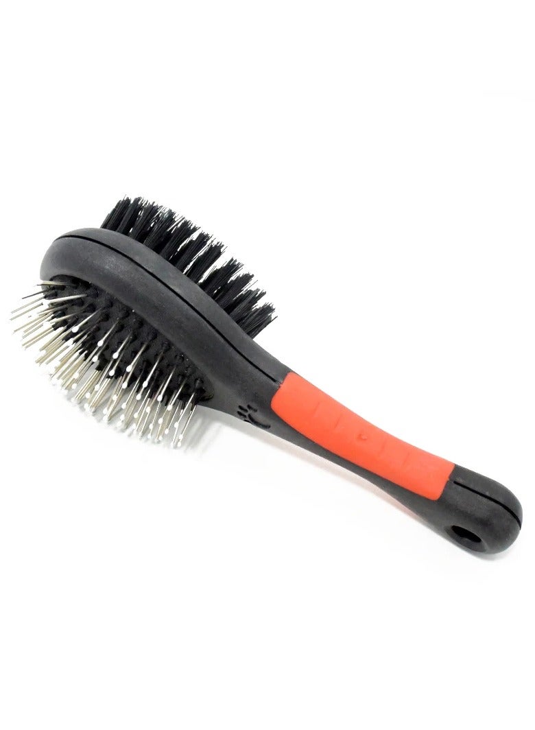 Nunbell Black & Red Slicker Pet Brush