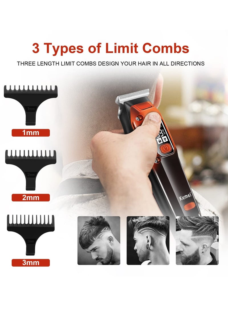 KM-658 Professional Hair Clipper With LCD Display