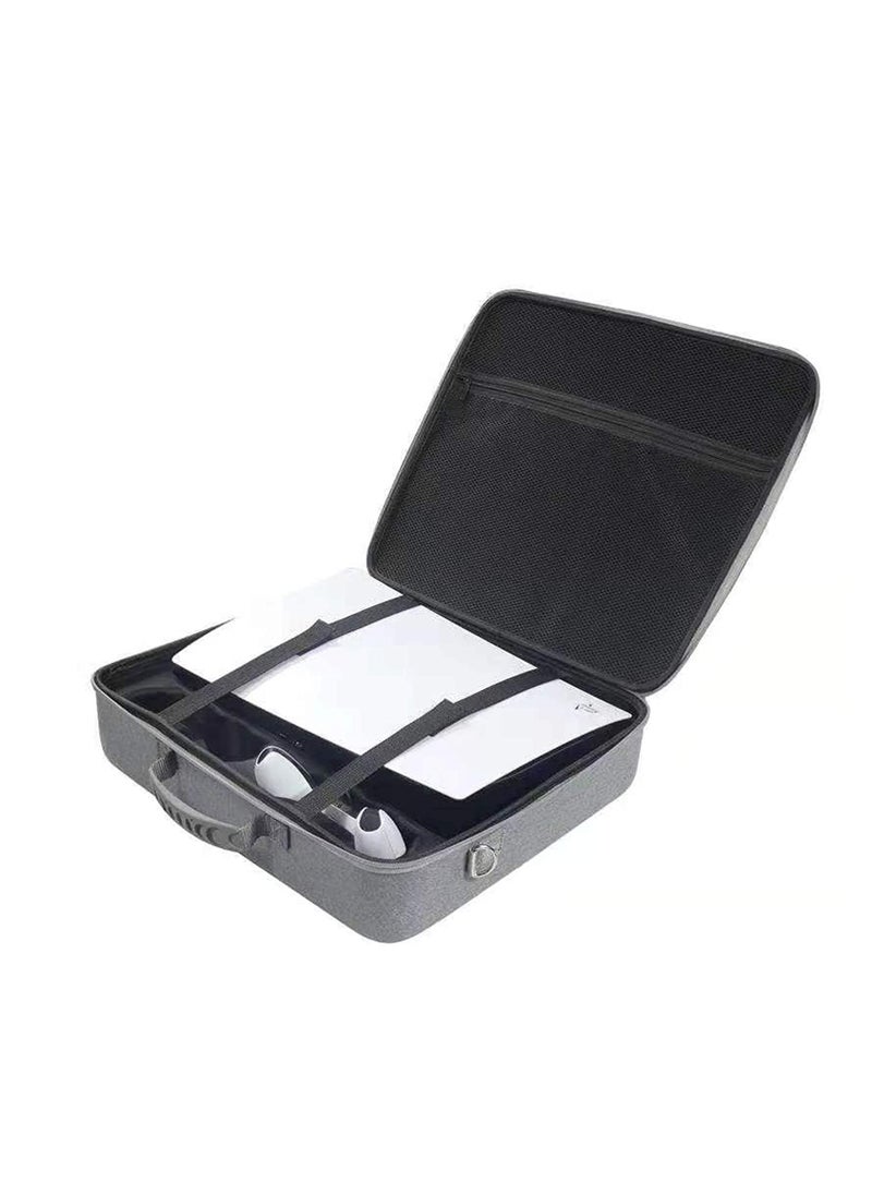 Storage Bag for PS5, Carrying Case for PS5, Carrying Case Portable Waterproof Travel Bag Fits for PS5 Models Travel Case, Hard Shell Larger Capacity Case
