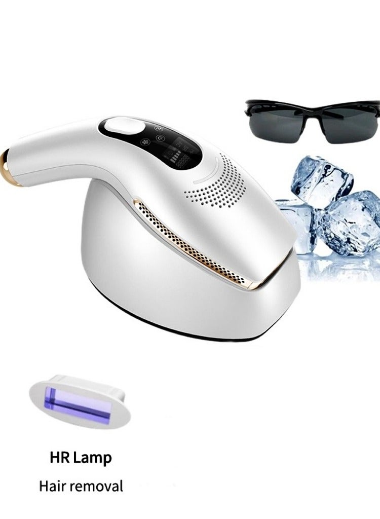 GP590 Plus Unlimited Flashes IPL Cooling Epilator HR Lamp White