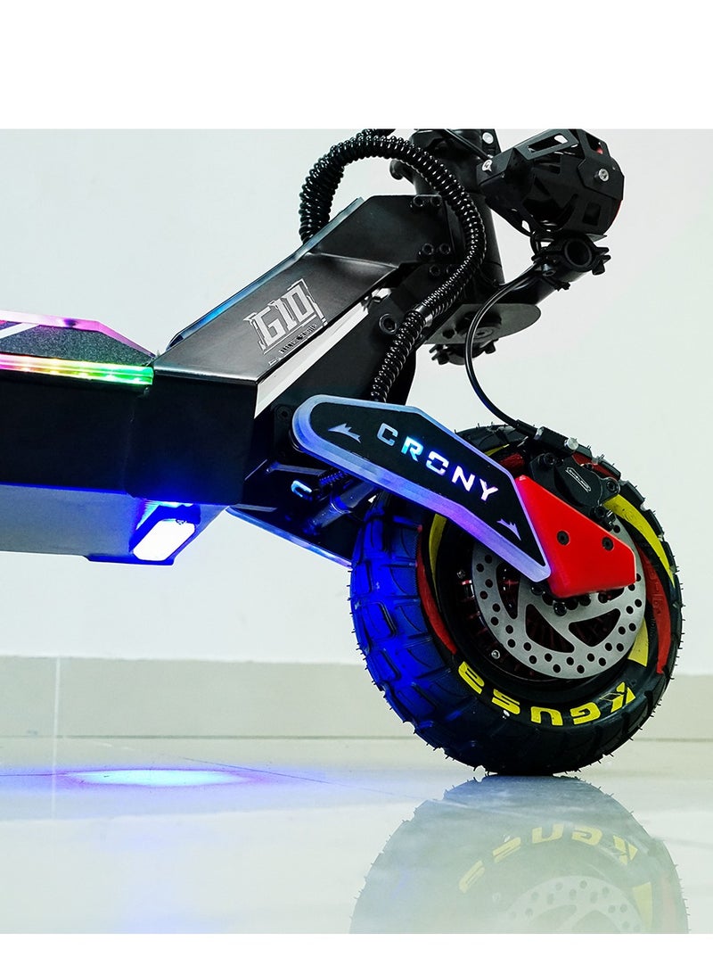 G10 Off-Road Dual Motor Electric Scooter – 1500Wx2, Speed, Range 75KM, 10