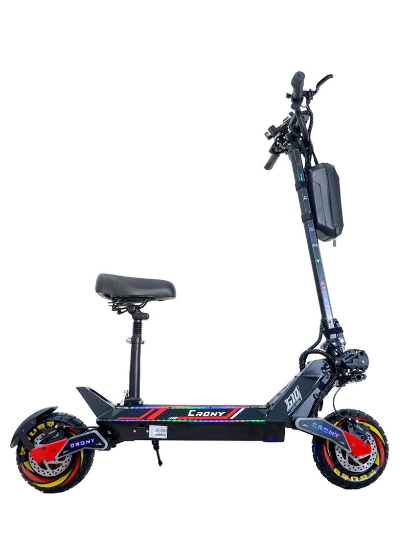 G10 Off-Road Dual Motor Electric Scooter – 1500Wx2, Speed, Range 75KM, 10