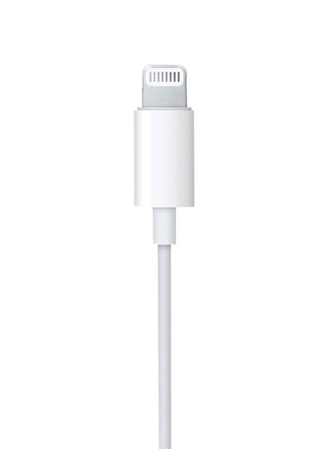 In-Ear Earphones With Lightning Connector White
