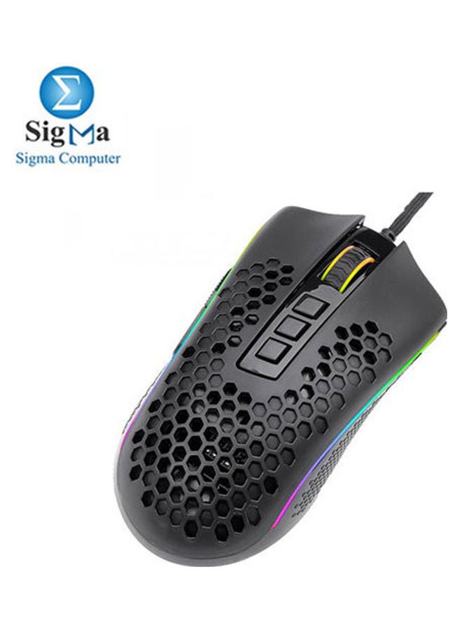 Storm Lightweight Rgb Gaming Mouse 85G Ultralight Honeycomb Shell