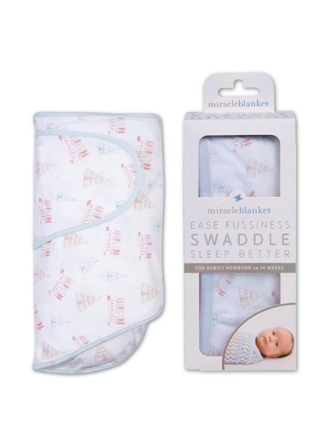 Baby Sleep Wearable Swaddle Wrap For Newborn Infant Boy Or Girl 0 3 Months Adventure Awaits
