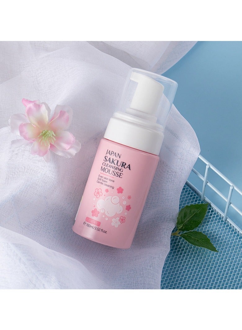 LAIKOU Cherry Blossom Makeup Remover for Women, Face and Skin Care Product, 100ml