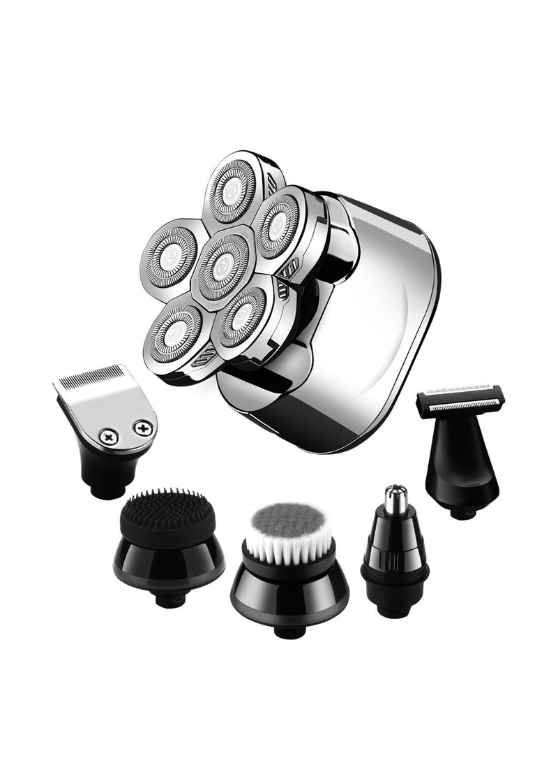 Multi Function Head Shaver Quick Clean Comfortable Shave Battery 600mAh