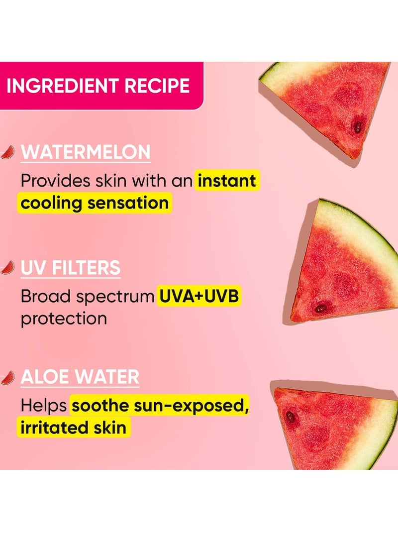 DOT & KEY Watermelon Cooling Sunscreen Body Spray Spf 40 Pa+++ For All Skin Types - 110Ml|Sun Protection Lotion|Broad Spectrum Uv Protection|Alcohol Free|Non Greasy & Non Sticky|For Women & Men