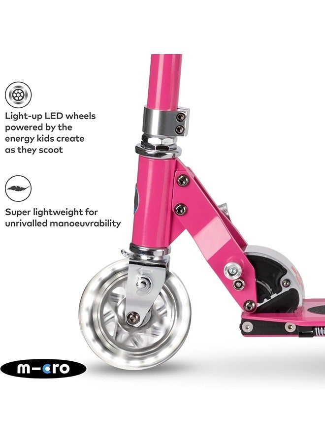 Micro Sprite Led Scooter for Kids Pink | Sprite Scooter | LED Scooter | Scooters | Scooter for Kids | Kids Scooter