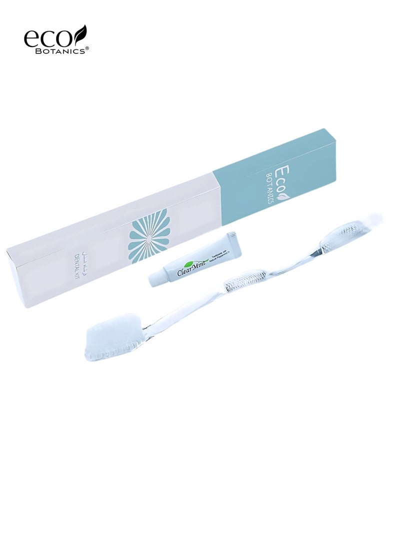 Disposable Toothbrush - Toothpaste Traveling Dental Kit For Adults & Kids (Pack of 100)