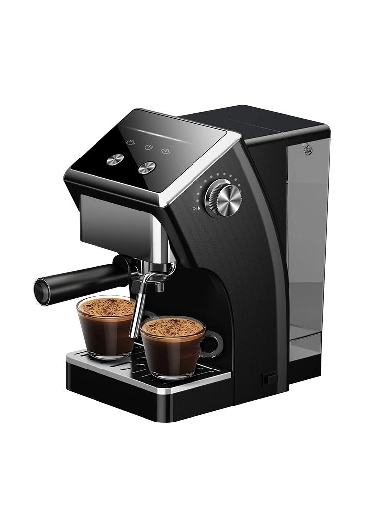 Espresso Coffee Machine Household Coffee Maker 1000W 1_5L Water Tank Automatic - Espresso Coffee Machine and Coffee Maker