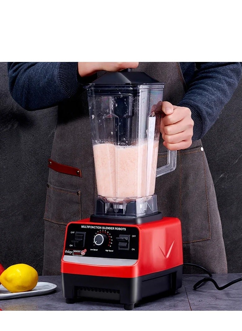 2.5L Electric Blender High Power Automatic Mixer Fruit Blender Food Processor Home Kitchen Drink Juicer Ice Smoothies Maker