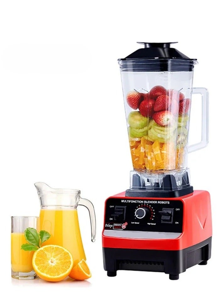 2.5L Electric Blender High Power Automatic Mixer Fruit Blender Food Processor Home Kitchen Drink Juicer Ice Smoothies Maker