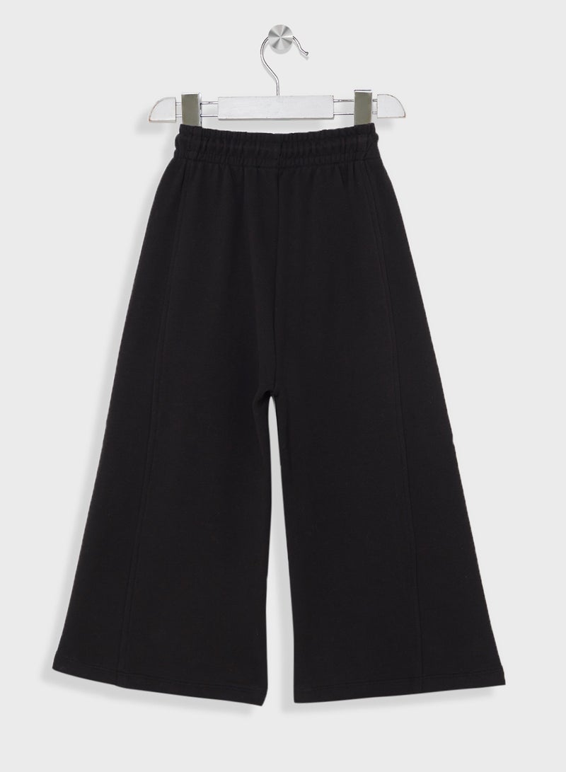 Kids Wide Leg Sweatpants