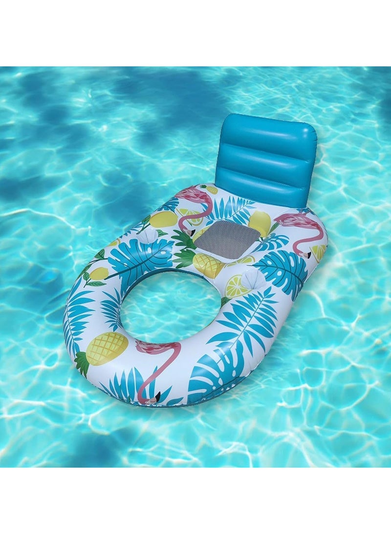 Pool Floats, Water Pool Floats,Inflatable Pool Chair Float,Adult Floatie Bed Mat Pad, Sun Tan Tub Sunbathing Lounge Raft For Swimming Pool Lake Lounge Float