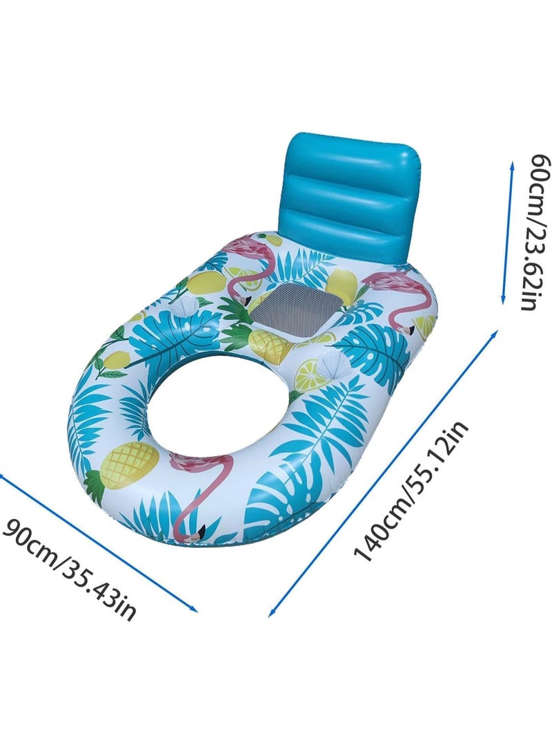 Pool Floats, Water Pool Floats,Inflatable Pool Chair Float,Adult Floatie Bed Mat Pad, Sun Tan Tub Sunbathing Lounge Raft For Swimming Pool Lake Lounge Float