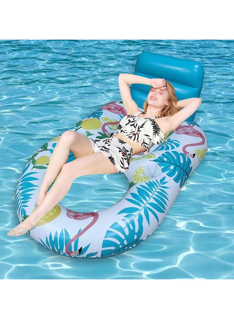 Pool Floats, Water Pool Floats,Inflatable Pool Chair Float,Adult Floatie Bed Mat Pad, Sun Tan Tub Sunbathing Lounge Raft For Swimming Pool Lake Lounge Float
