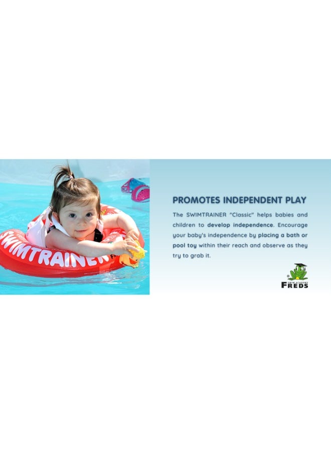 Freds Swimtrainer Red Swimring(3Month-4Years)