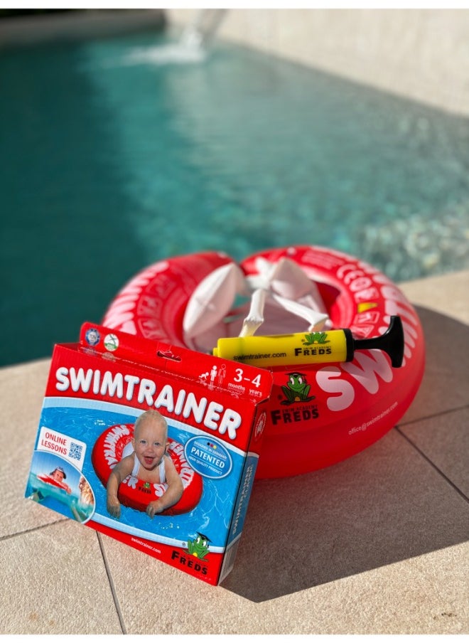 Freds Swimtrainer Red Swimring(3Month-4Years)