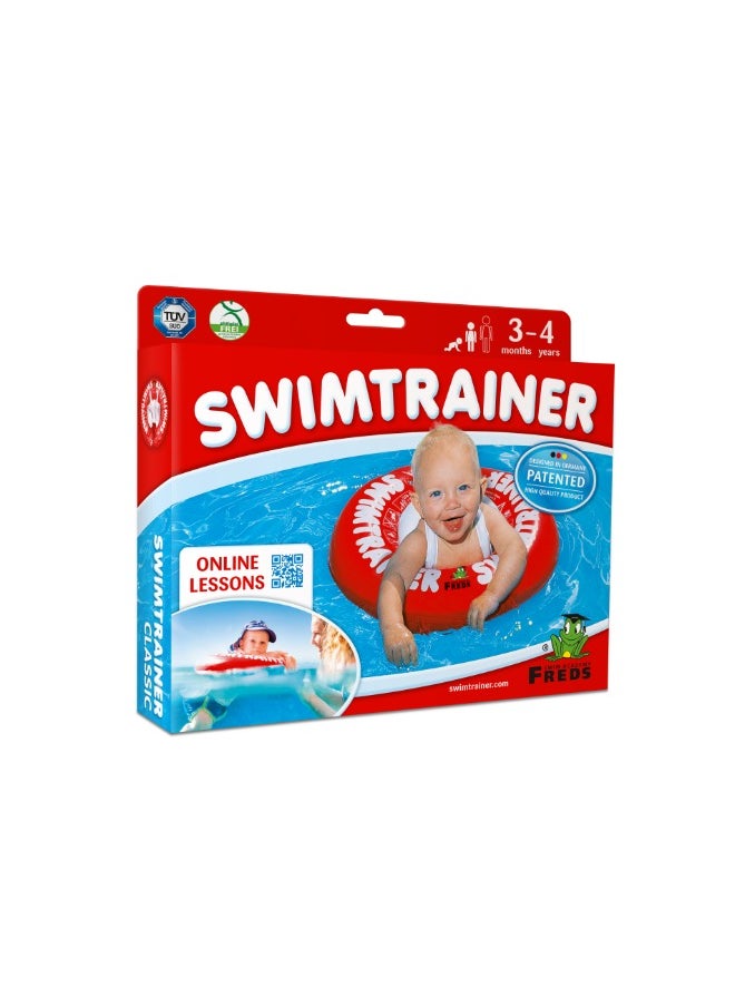 Freds Swimtrainer Red Swimring(3Month-4Years)