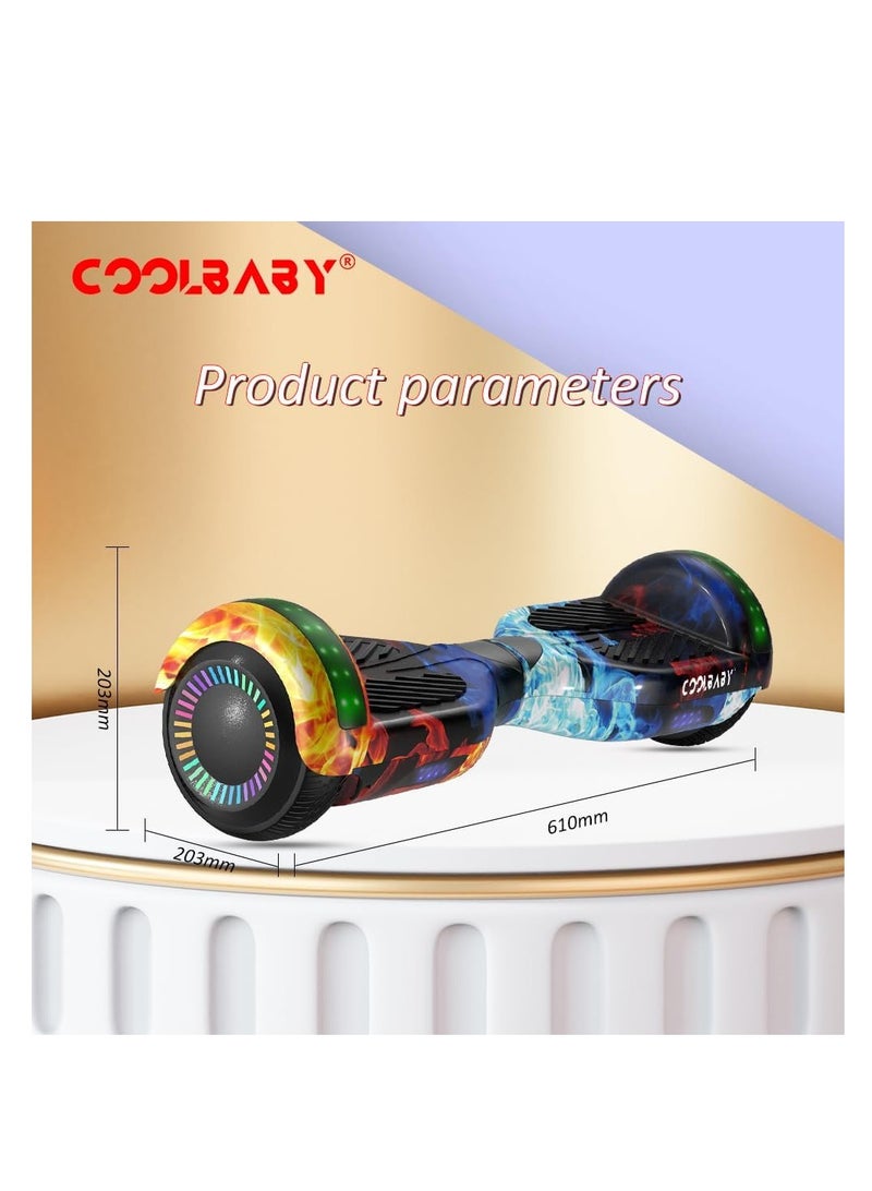 6.5 Inch Smart Scooter 2 Wheel Self-Sliding Car with LED Light