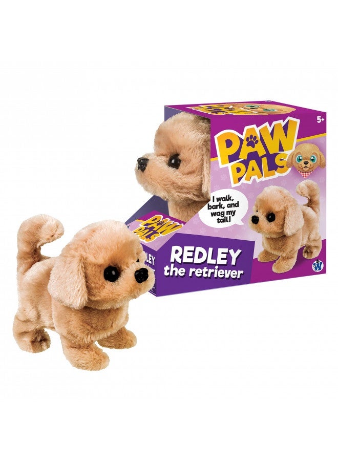 Westminster, Inc. Redley The Retriever - Cute, Cuddly, Plush Battery Operated Dog Toy Walks, Wiggles, And Barks With Sound