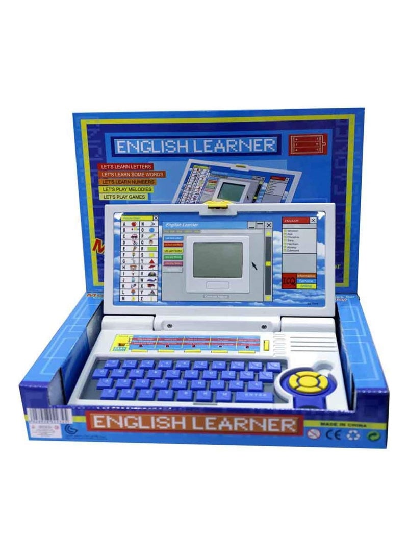 Educational Laptop Computer Toy With Mouse For Kids Above 3 Years 20 Fun Activity Learning Machine Now Learn Letter Words Games Mathematics Music Logic Memory Tool