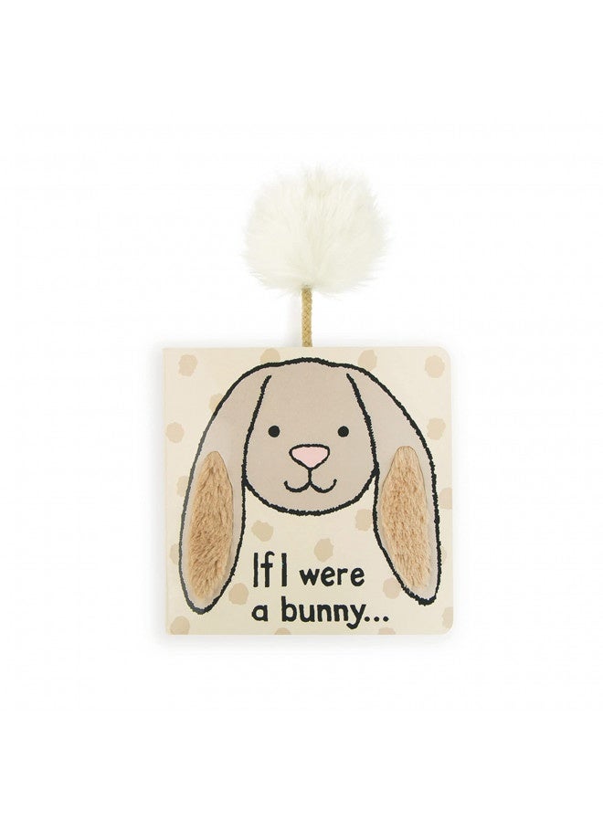Jellycat Baby Touch And Feel Board Books, If I Were A Bunny, Beige