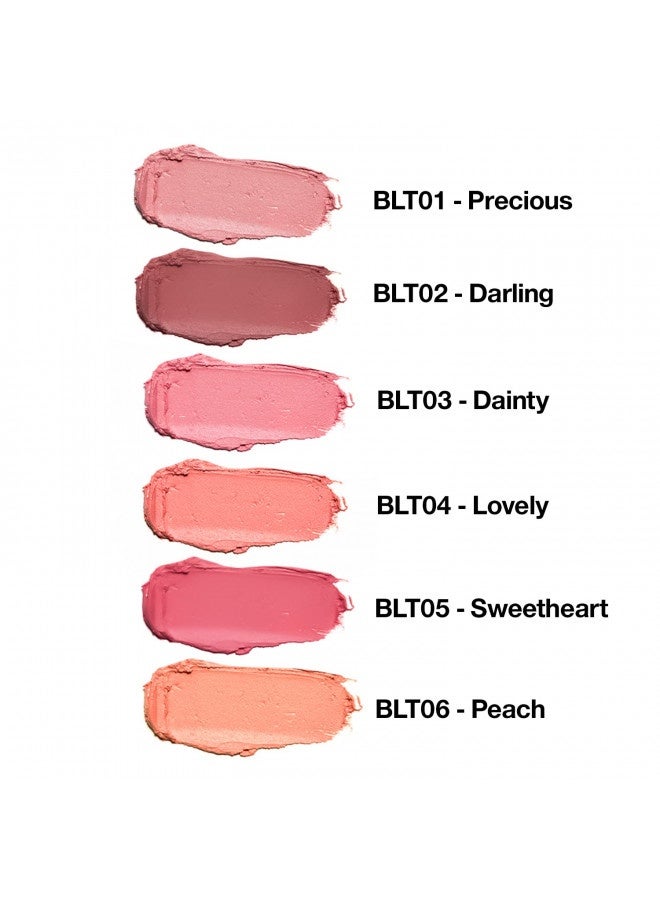 Palladio I'M Blushing 2-In-1 Cheek And Lip Tint, Buildable Lightweight Cream Blush, Sheer Multi Stick Hydrating Formula, All Day Wear, Easy Application, Shimmery, Blends Perfectly Onto Skin, Dainty