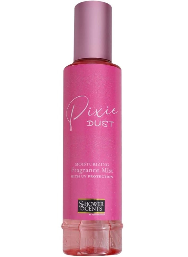 Shower Scents Pixie Dust Moisturizing Fine Fragrance Body Mist With Hyaluronic Acid, Pro - Vitamin B5 and UV Protection 250ml