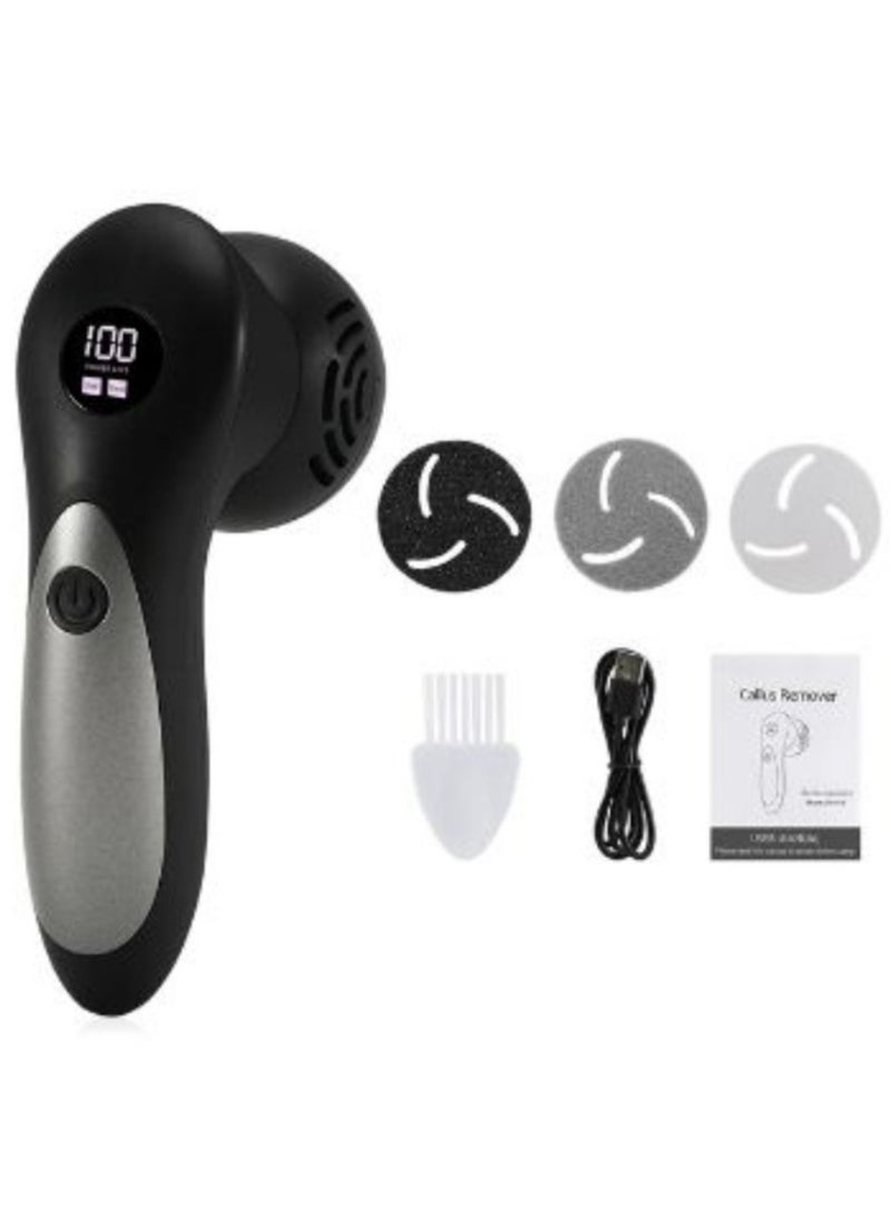 Rechargeable Electric Callus Remover Kit for Feet, Portable Pedicure Tool for Dead, Hard, Cracked, and Dry Skin