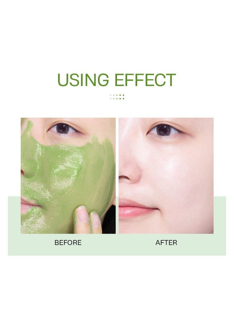 LAIKOU Matcha Green Mud Mask 80g Free Matcha Moisturizing Mask