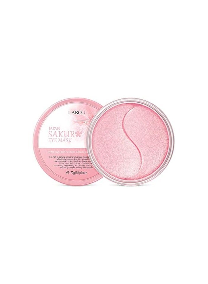 50-Piece Sakura Eye Mask Pink 70grams