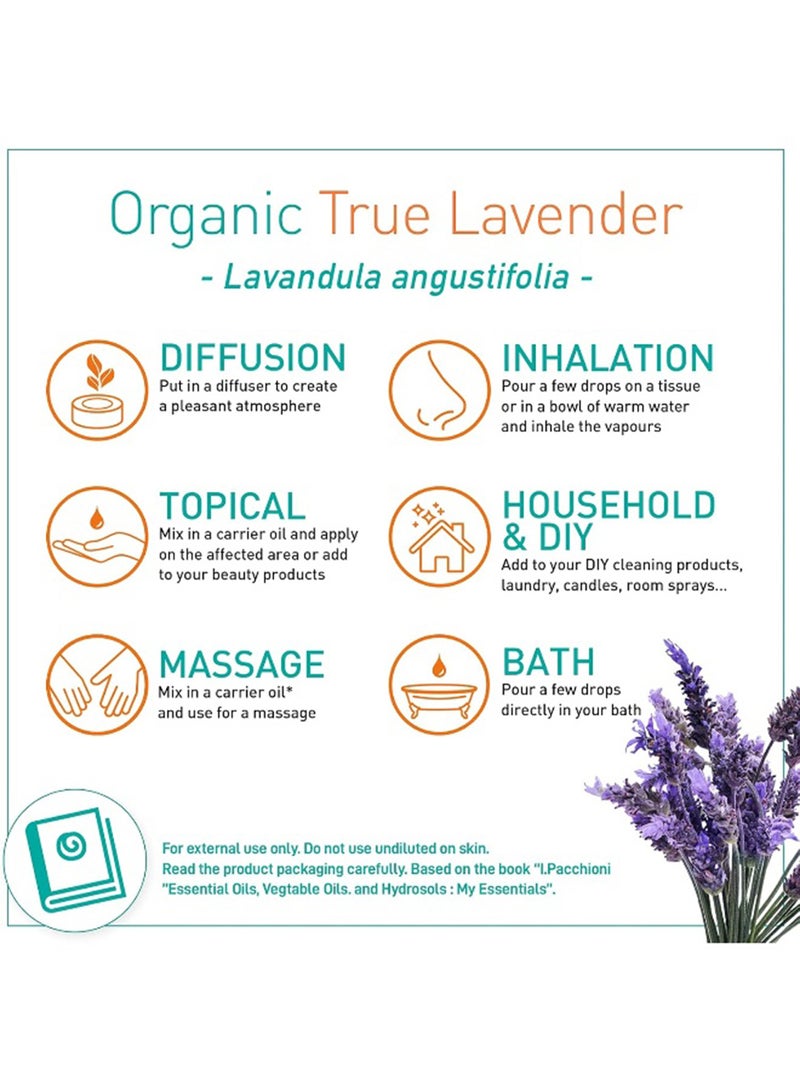 Essential Oils For Diffusion Infused With True Lavender Blend Enriched With Essential Oils 30Ml