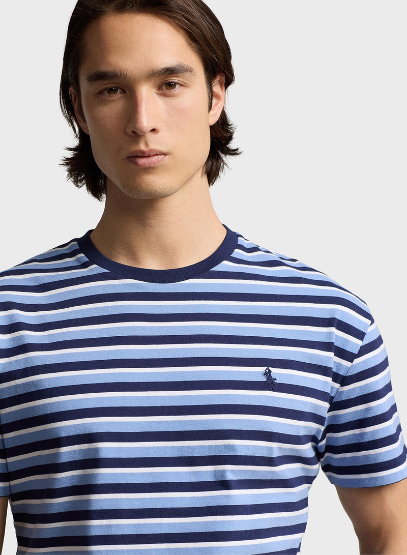 Striped Crew Neck T-Shirt