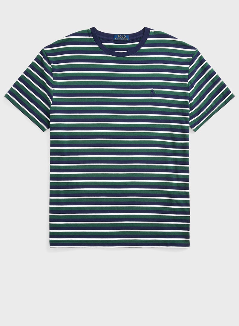 Striped Crew Neck T-Shirt