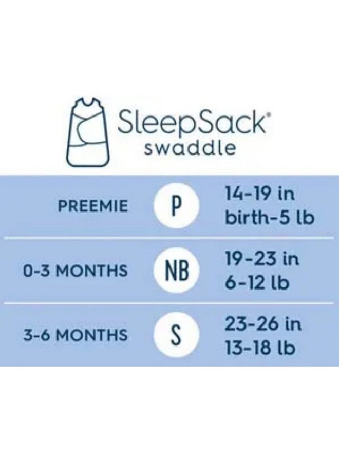 100% Cotton Sleepsack Swaddle 3 Way Adjustable Wearable Blanket Tog 1.5 Baby Blue Small 3 6 Months