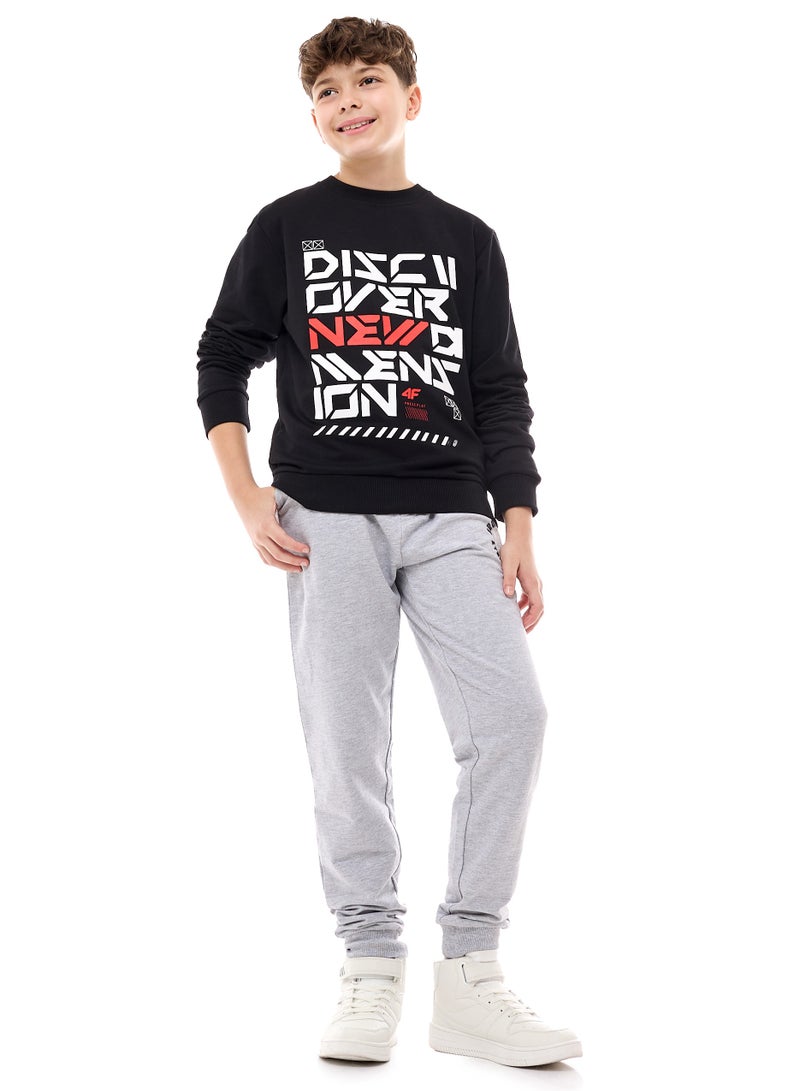 Boys' Graphic Printed Sweatshirt 