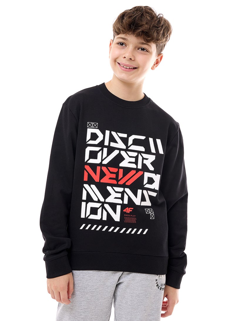 Boys' Graphic Printed Sweatshirt 