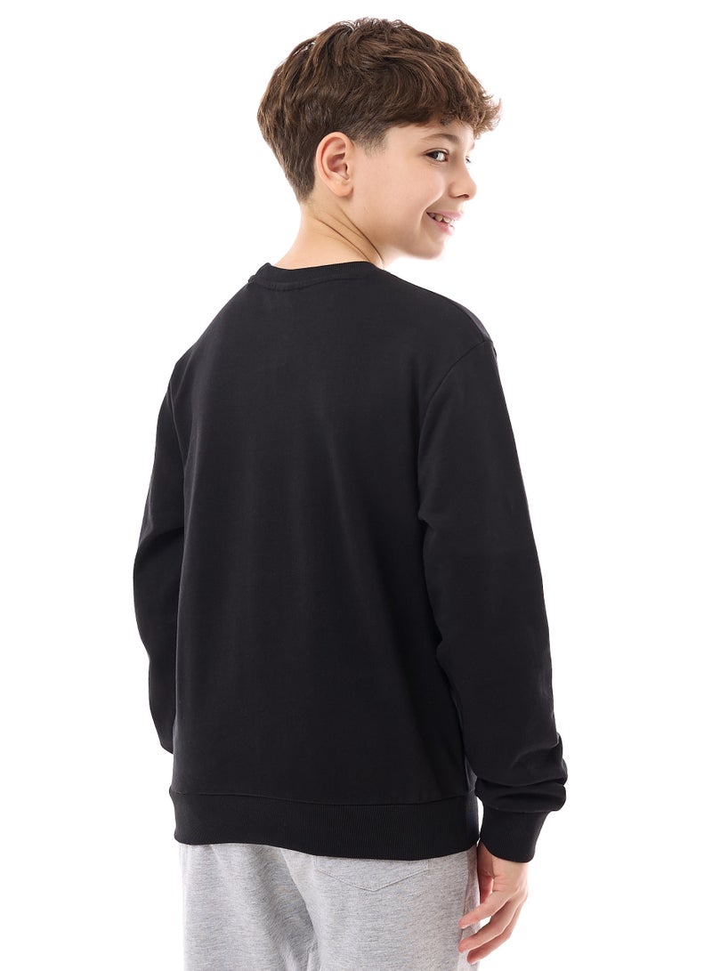 Boys' Sweatshirt  (8-14yrs) Black